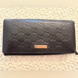 Gucci Guccissima Leather Long Wallet